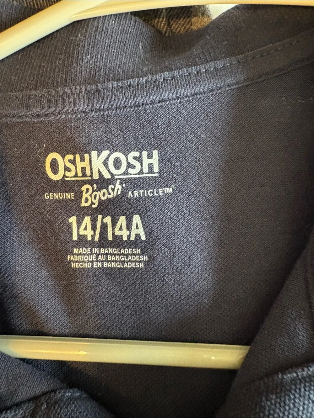 OshKosh B'gosh Navy Blue Polo Shirt - Short Sleeve Boys